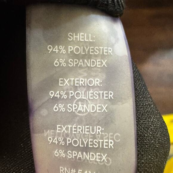 NWT Calvin Klein Women's Tulip Short Sleeve Scuba Crepe Mini Dress Size 10 Black - Picture 9 of 9